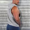 Mr. S Gym Class Sleeveless Hoodie Grey Large