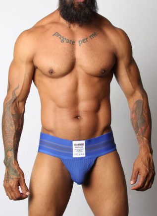 Cellblock 13 Tight End Jockstrap Blue Small