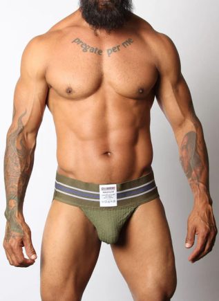 Cellblock 13 Tight End Jockstrap Green Small