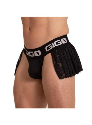 Gigo Fetish Lace Jockskirt Rosals Black