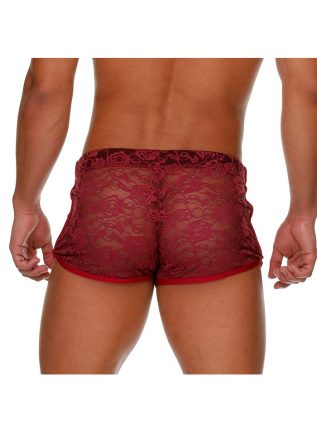 Gigo Fetish Mesh Short Bordeaux