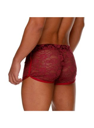 Gigo Fetish Mesh Short Bordeaux