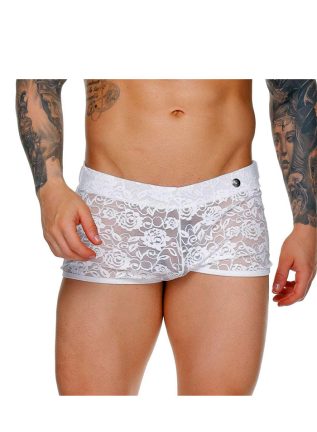 Gigo Fetish Mesh Short White