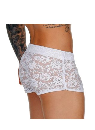 Gigo Fetish Mesh Short White