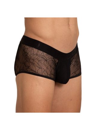 Gigo Fetish Patterned Mash Short Black