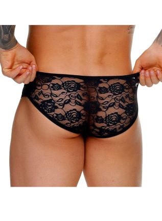 Gigo Lace Brief Black