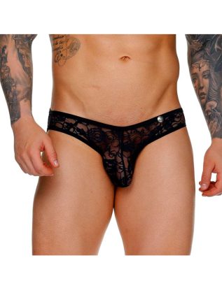 Gigo Lace Brief Black