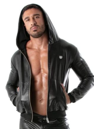 ToF Paris Leather Hoodie Vest