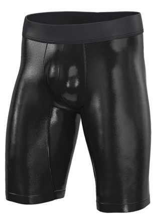 Geronimo Shiny Vinyl Long Boxer Black